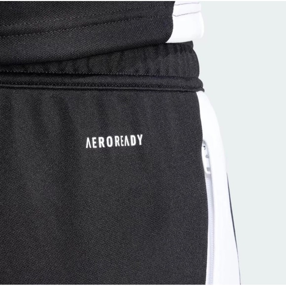 Adidas AEROREADY Soccer Track Pants Black White‎ Men's Athletic Size XL NEW - Picture 6 of 15
